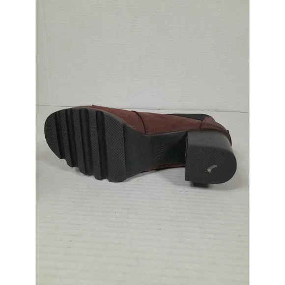 Sorel Brown Ankle Boots with Black Heel - Picture 8 of 13